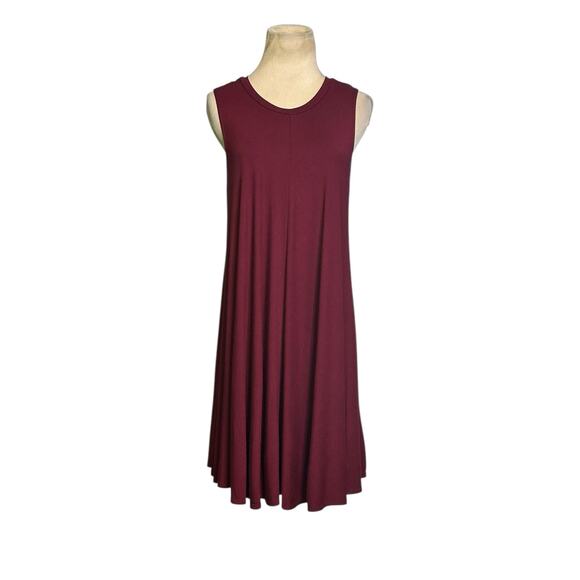 Silence + Noise burgundy sleeveless mini dress size Medium - Picture 8 of 11